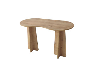 Scrivania "infinita" in legno 120 x 60 x 75 cm - Rovere zaffiro