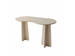 Scrivania "infinita" in legno 120 x 60 x 75 cm - Travertino