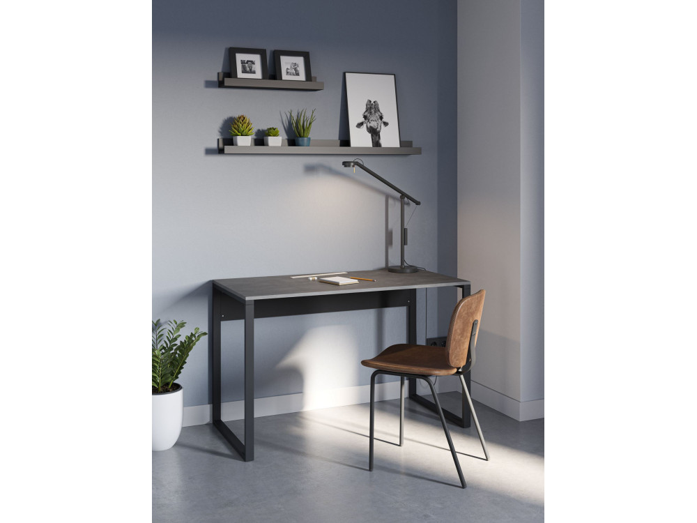 Scrivania in legno "inna" 100 x 60 x 75 cm - Grigio retrò