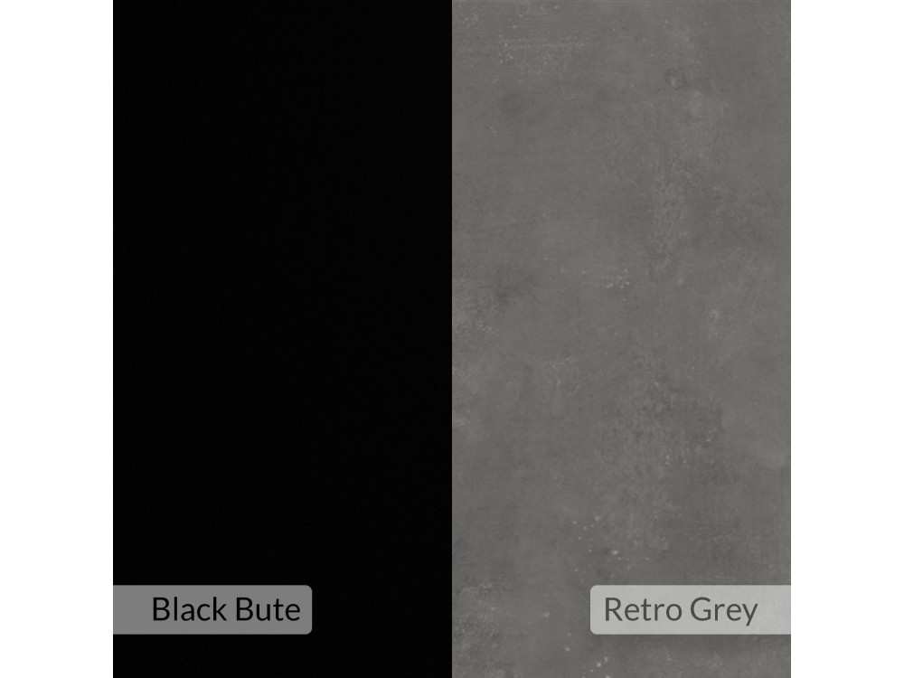 Scrivania in legno "inna" 100 x 60 x 75 cm - Grigio retrò