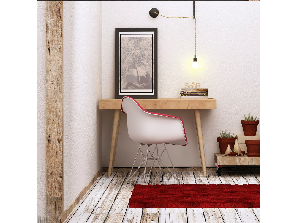 Scrivania in legno "Valencia" - 100 x 60 x 74 cm - Marrone