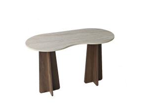 Scrivania in legno "Infini" - 120 x 60 x 75 cm - Travertino