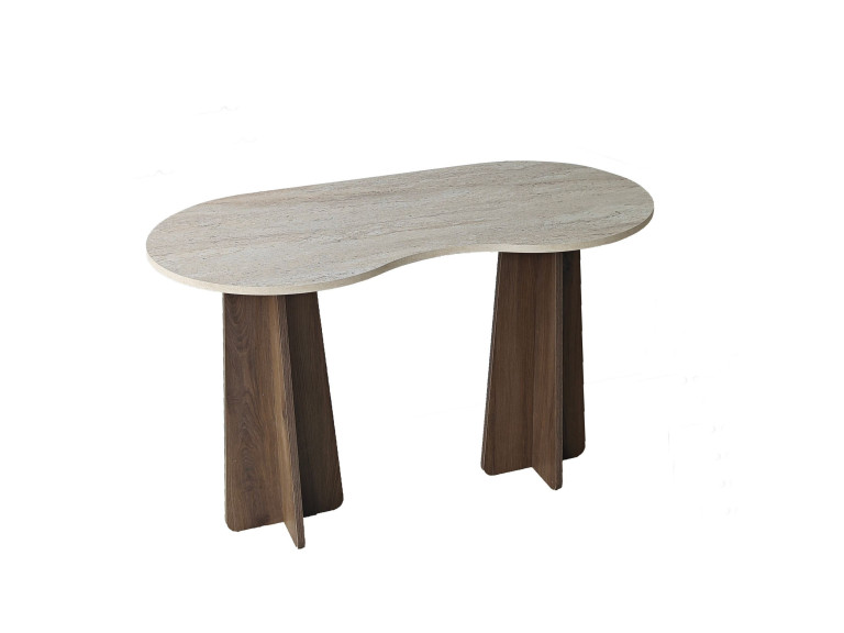 Scrivania in legno "Infini" - 120 x 60 x 75 cm - Travertino