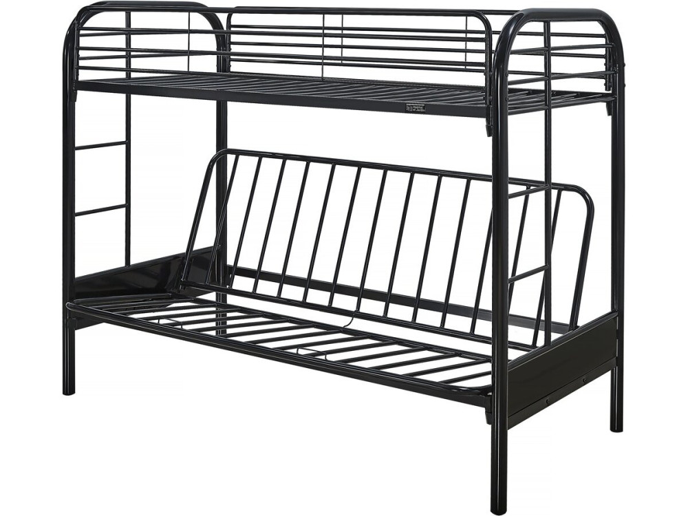 Letto a castello POLO - Metallo - Nero