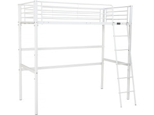Letto a soppalco "Alora" - 90 x 190 cm - Bianco