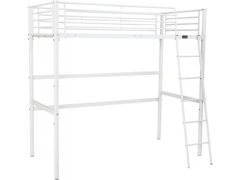 Letto a soppalco "Alora" - 90 x 190 cm - Bianco
