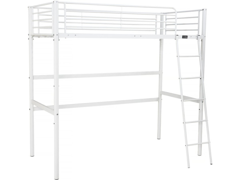 Letto a soppalco "Alora" - 90 x 190 cm - Bianco