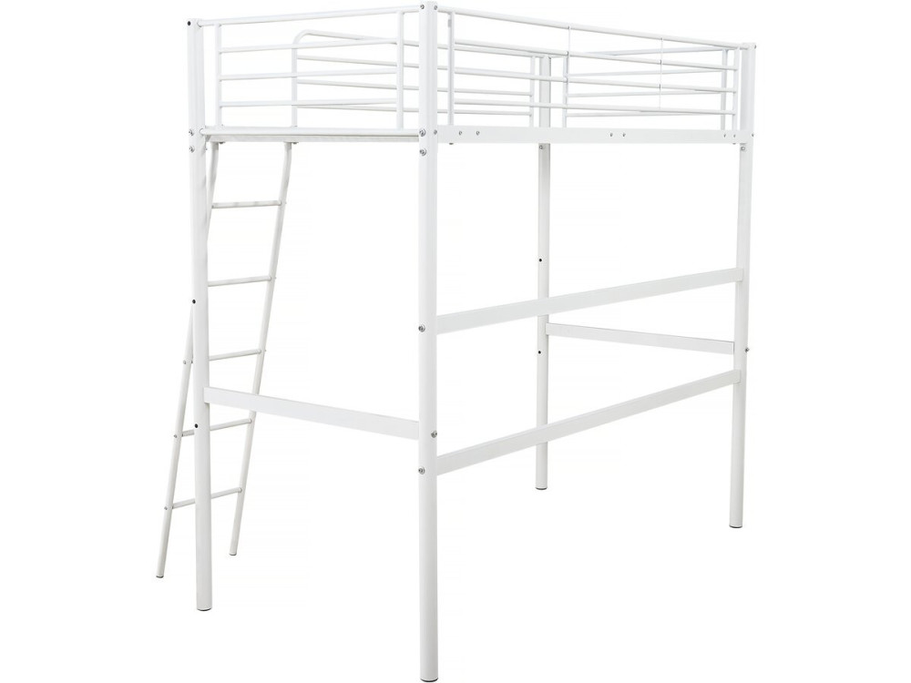 Letto a soppalco "Alora" - 90 x 190 cm - Bianco