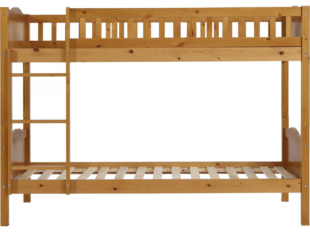 Letto a castello in legno "Gabriel" - 90 x 190 cm - Marrone