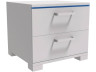 Comodino con LED "Karina" - Bianco
