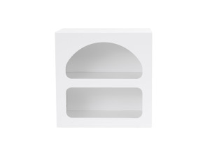 Comodino in legno "Lorin" 50 x 40 x 50 cm - Bianco
