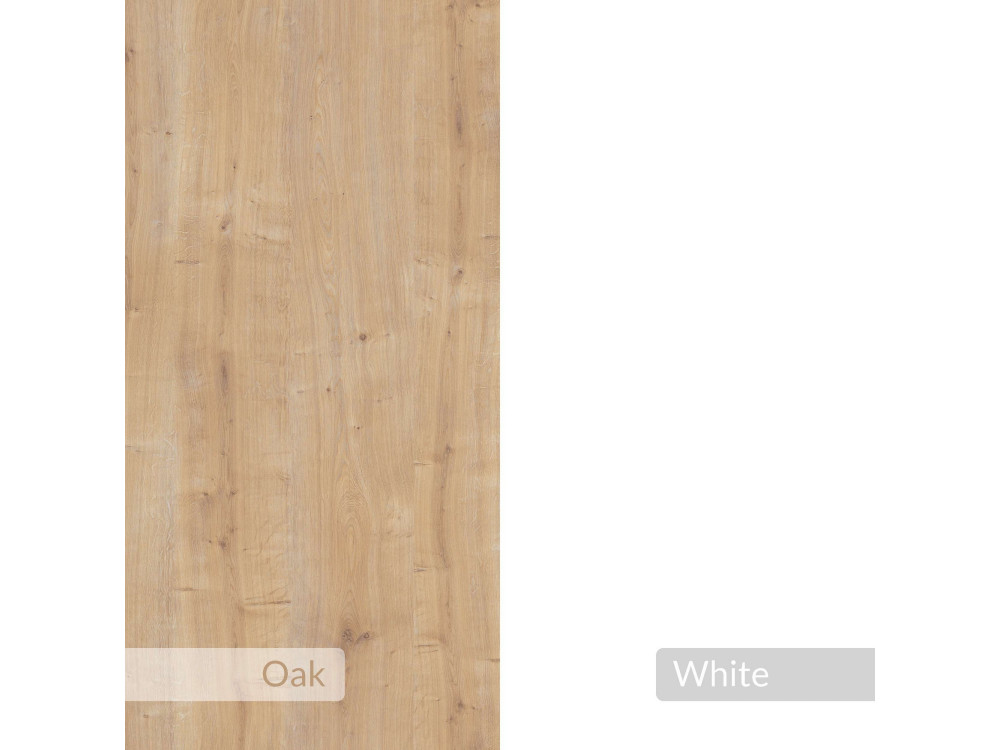 Comodino in legno "Ema" 30 x 30 x 55 cm - Rovere zaffiro