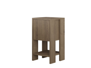 Comodino in legno "Ema" 30 x 30 x 55 cm - Hitit