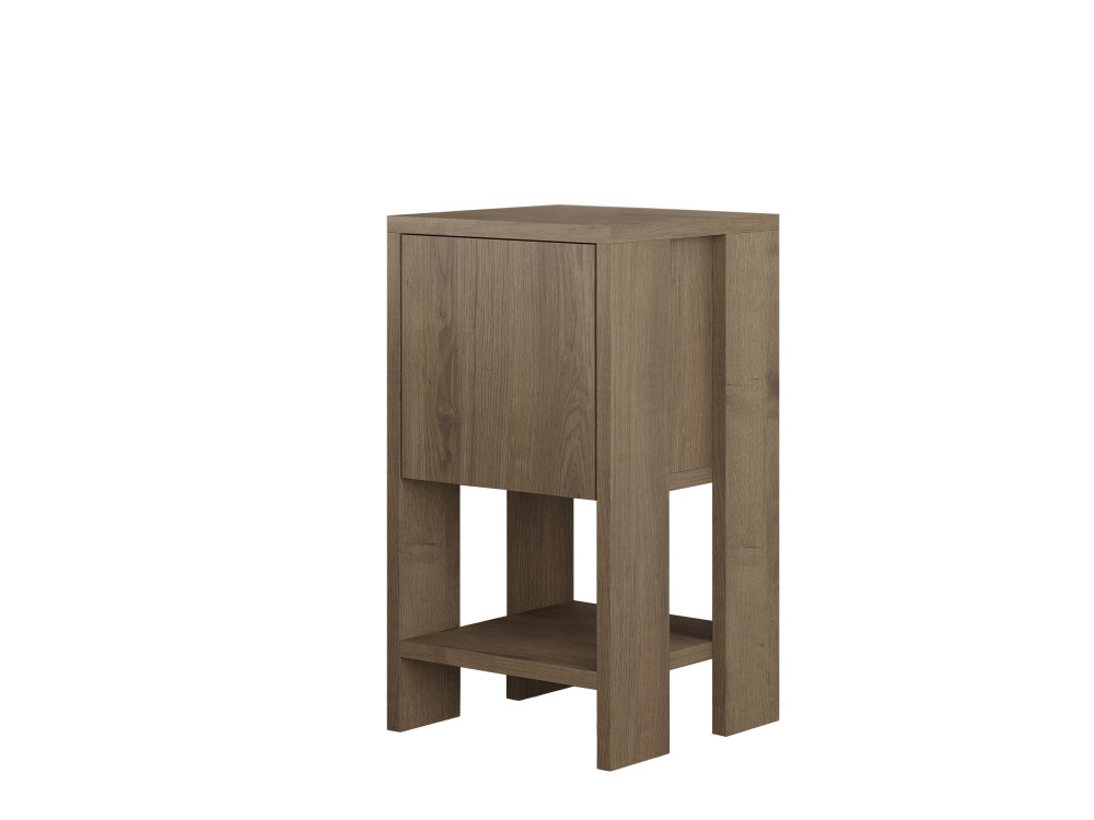 Comodino in legno "Ema" 30 x 30 x 55 cm - Hitit