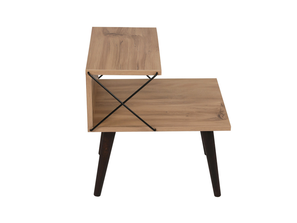 Comodino in legno "Cross" 50 x 40 x 55 cm - Pino