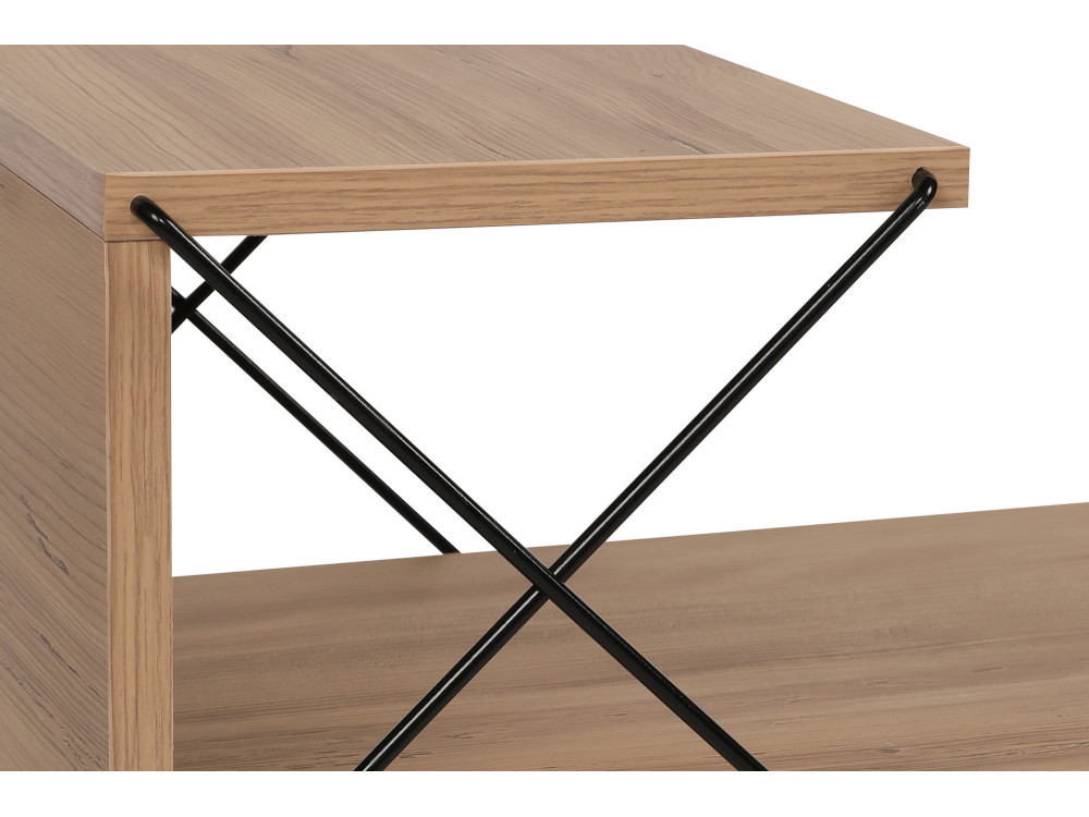 Comodino in legno "Cross" 50 x 40 x 55 cm - Pino