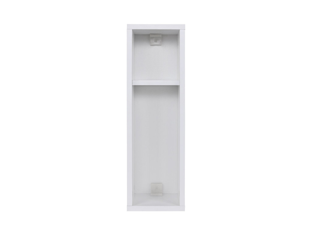 Comodino in legno "Turra" - 20 x 15 x 65 cm - Bianco