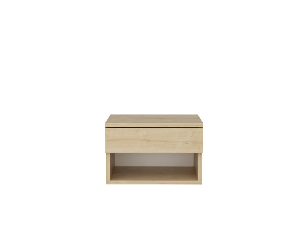 Comodino in legno "Jamot" - 45 x 29 x 32 cm - Beige