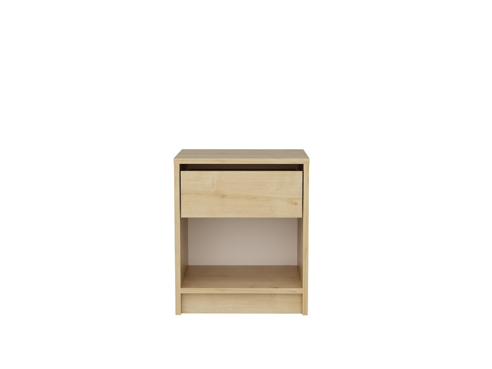 Comodino in legno "Sheridan" - 45 x 40 x 53 cm - Beige