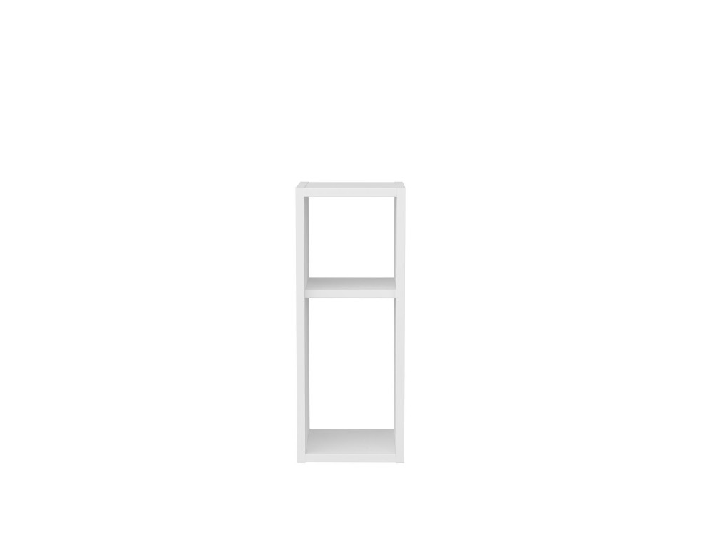 Comodino in legno "Sault" - 23 x 22 x 60 cm - Bianco