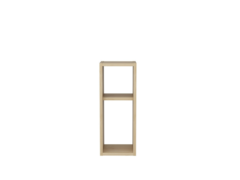 Comodino in legno "Sault" - 23 x 22 x 60 cm - Beige
