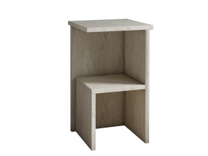 Comodino in legno "Carter" 29,6 x 29,6 x 49,4 cm - Antracite