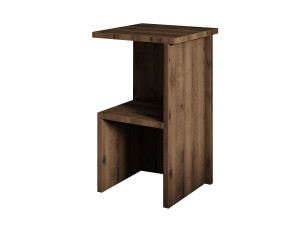 Comodino in legno "Roisin" - 30 x 30 x 50 cm - Marrone