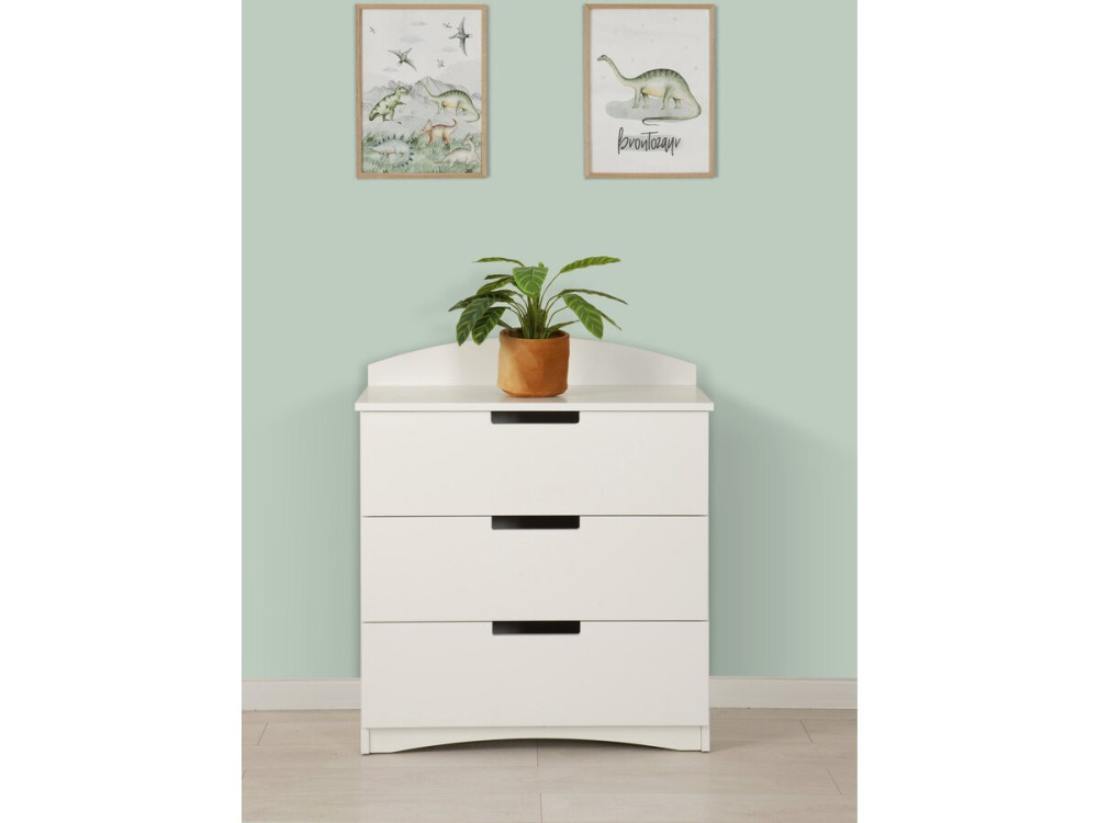 Cassapanca per bambini "Classic" - 80,5 x 80 x 41 cm - Bianco