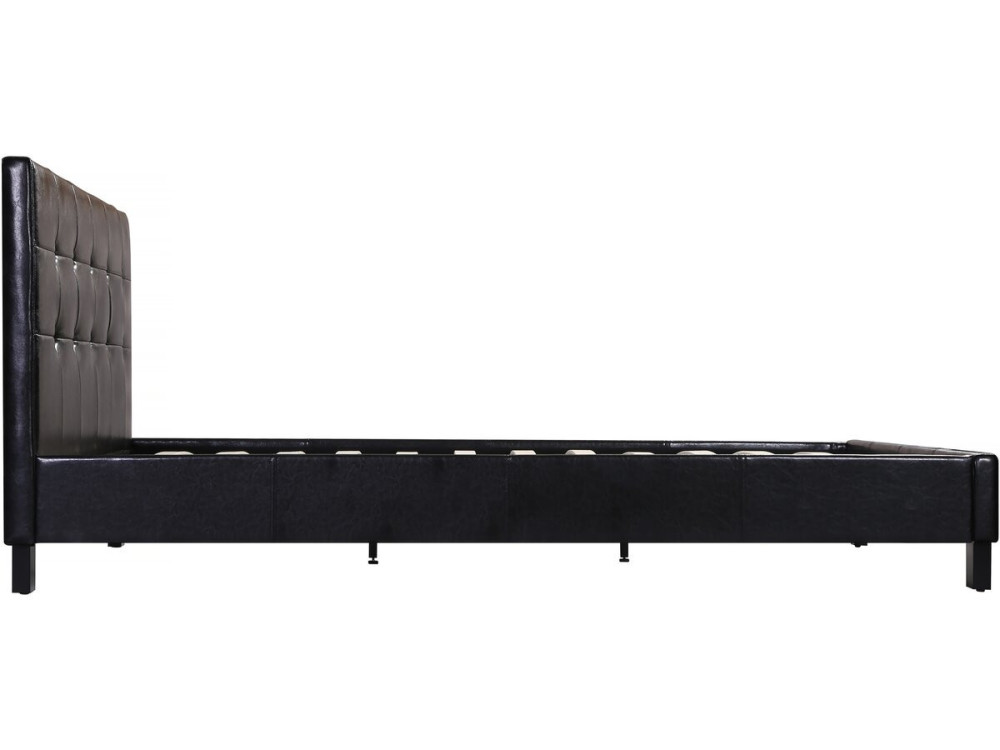 Letto JULIA - 140 x 190 cm - Nero