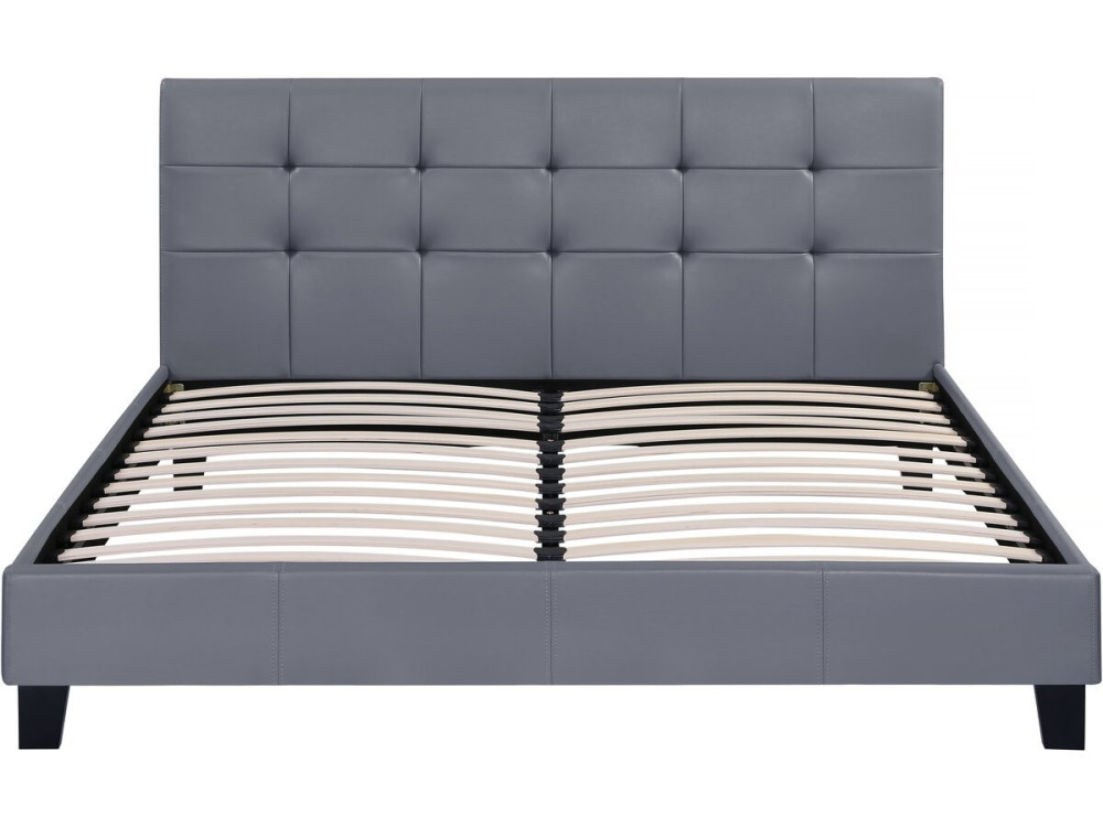 Letto "Julia" - 160 x 200 - Grigio chiaro