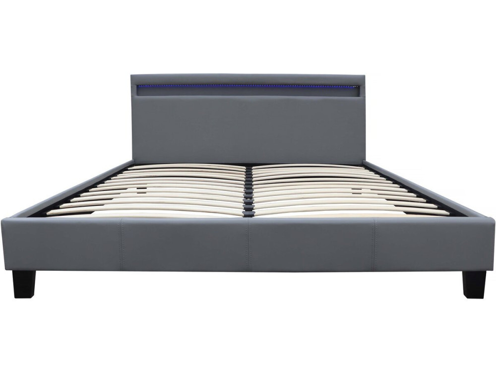 Letto con led "Maria" - 160 x 200 cm - Bianco