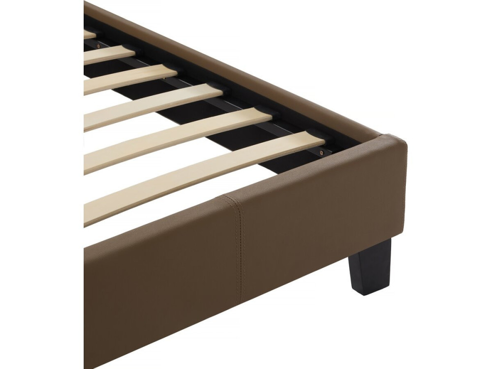 Letto LED "Maria" - 140 x 190 cm - Tortora