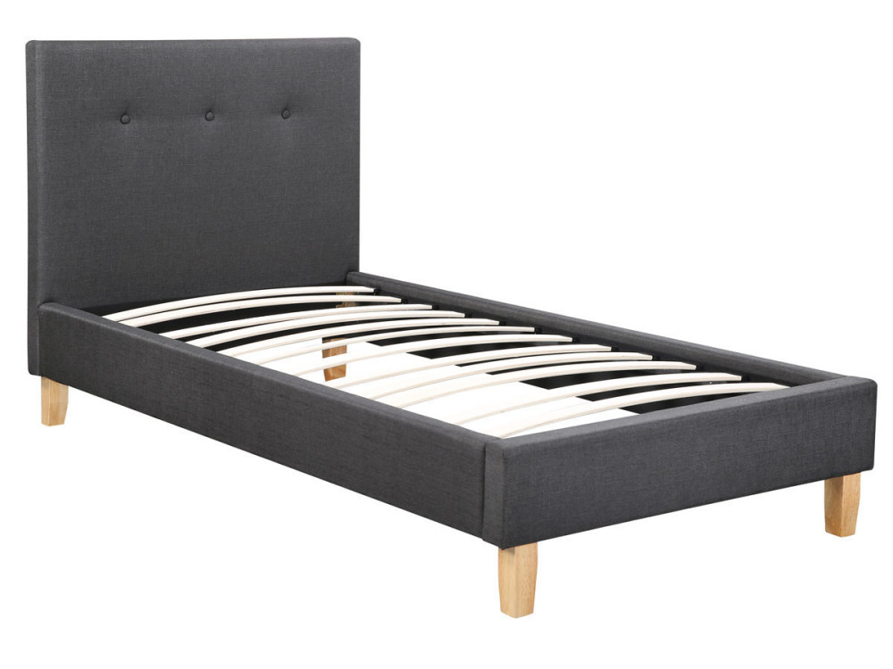 Letto "Elise"-90 x190cm -Grigio