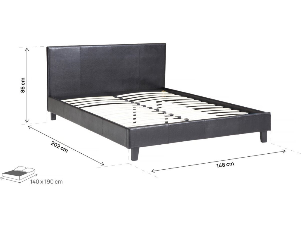 Letto LINA - 140 x 190 cm