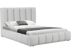 Letto con cassettone "Annie" - 140 x 190 cm - Bianco