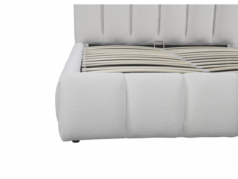 Letto con cassettone "Annie" - 140 x 190 cm - Bianco