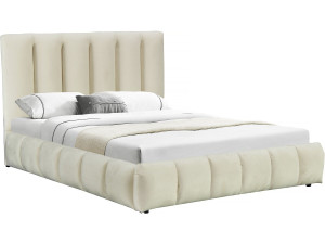 Letto "Annie" con cassettone 160 x 200 cm - Beige