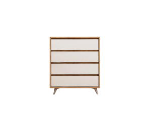 Cassettiera in legno "Suvera" - 70 x 40 x 86 cm - Beige