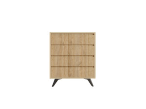 Cassettiera in legno "Suvera" - 70 x 40 x 86 cm - Marrone chiaro