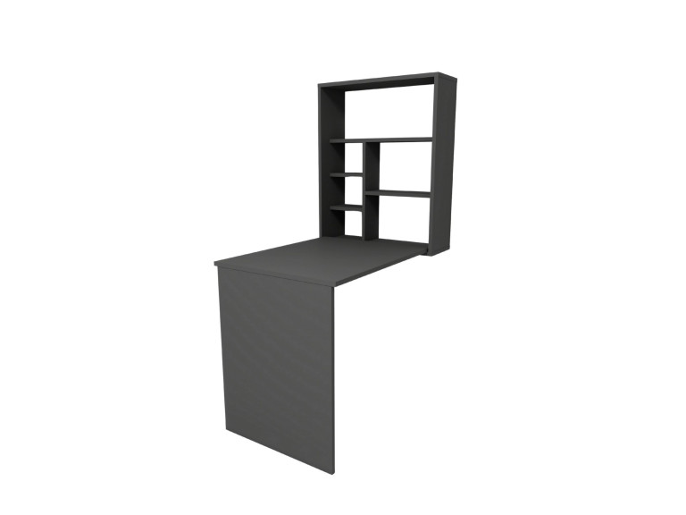 Tavolo da trucco in legno "Sedir" - 90 x 59 x 74 cm - Grigio antracite