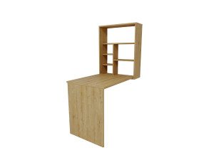 Tavolo da trucco in legno "Sedir" - 90 x 59 x 74 cm - Beige