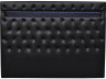 Testiera con LED "Déco"  - Per letto 140 x 190 cm - Nero