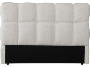 Testiera a bolle in tessuto spesso "Alpe d'Huez" - 140 cm - Beige