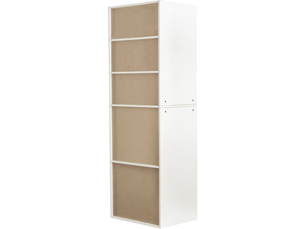 Armadio "Opéra" con 5 ripiani - 60 x 45 x 180 cm - Bianco