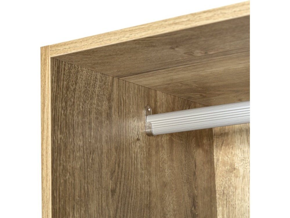 Armadio "Opéra" con 4 cassetti e 1 spazio per appendere - 80 x 45 x 180 cm - Beige