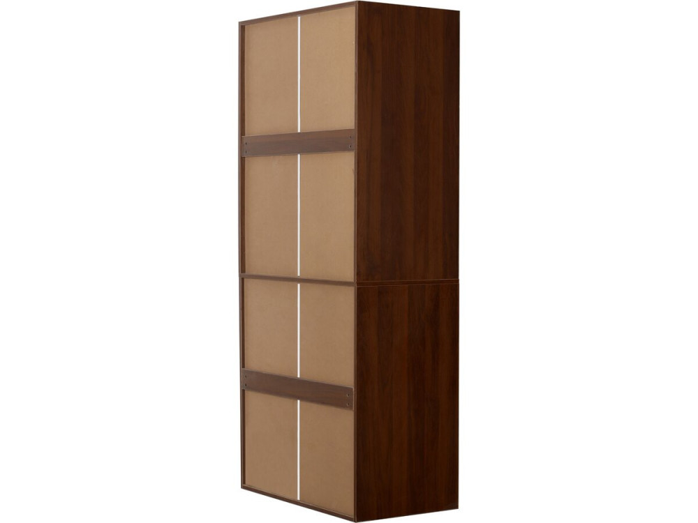 Armadio "Opéra" con 4 cassetti e 1 spazio per appendere - 80 x 45 x 180 cm - Marrone