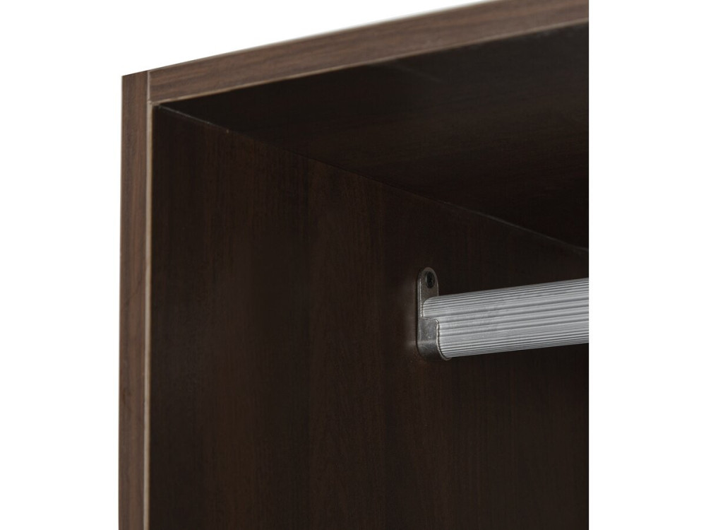Armadio "Opéra" con 4 cassetti e 1 spazio per appendere - 80 x 45 x 180 cm - Marrone