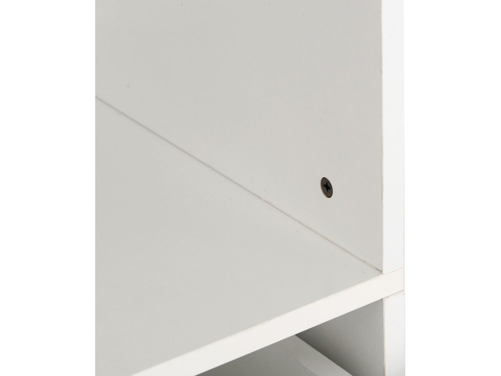 Armadio "Opéra" con 5 cassetti e 2 ripiani - 60 x 45 x 180 cm - Bianco