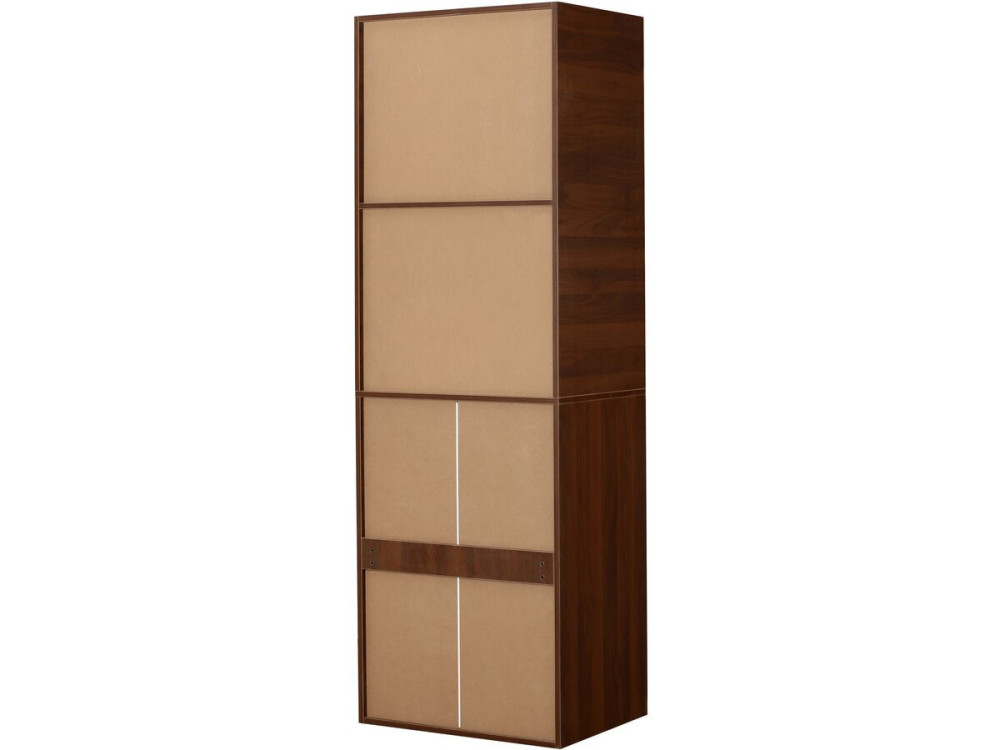 Armadio "Opéra" con 5 cassetti e 2 ripiani - 60 x 45 x 180 cm - Marrone