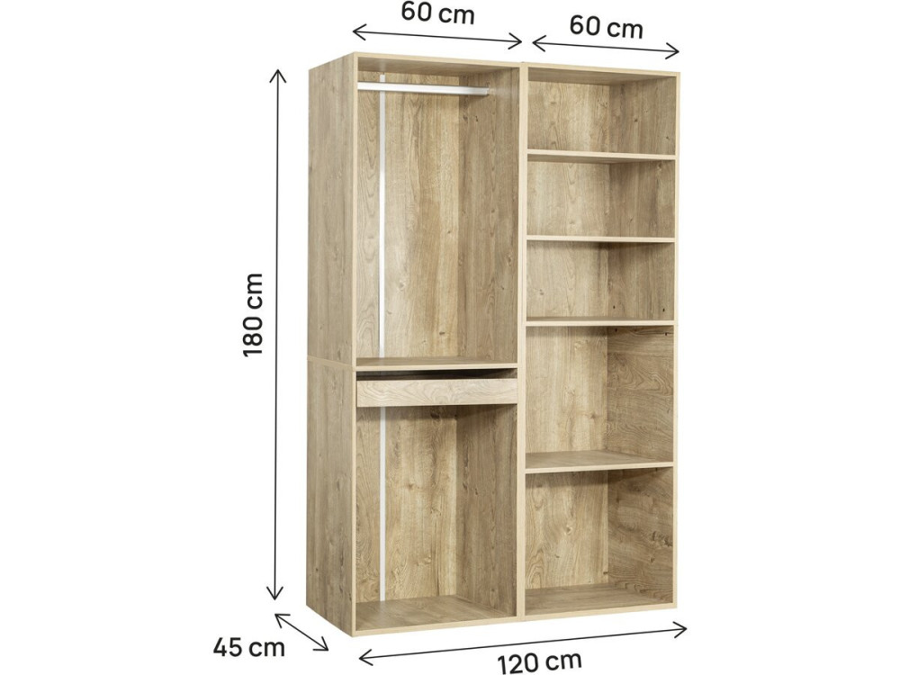 Set da toilette modulare "Opera" - 2 unità - Beige